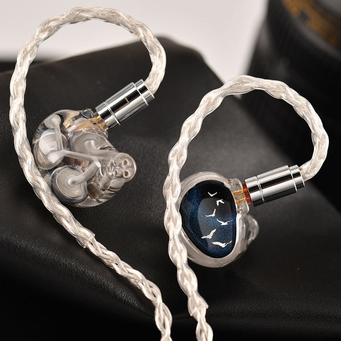 PhoenixCall Wired Audiophile Earphones,HiFi Wired Earbuds, 2 Pin Detachable Cable