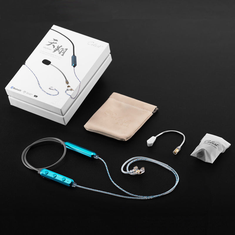 Celest SkySoar Wireless Neckband with Boom Microphone