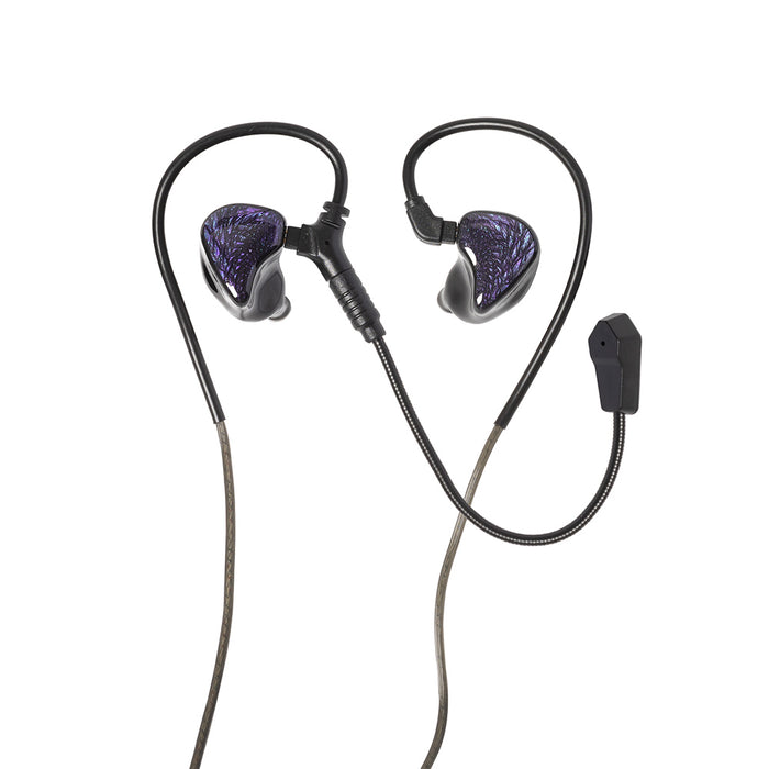 Celest Wyvern Black with Microphone In-ear Earphones