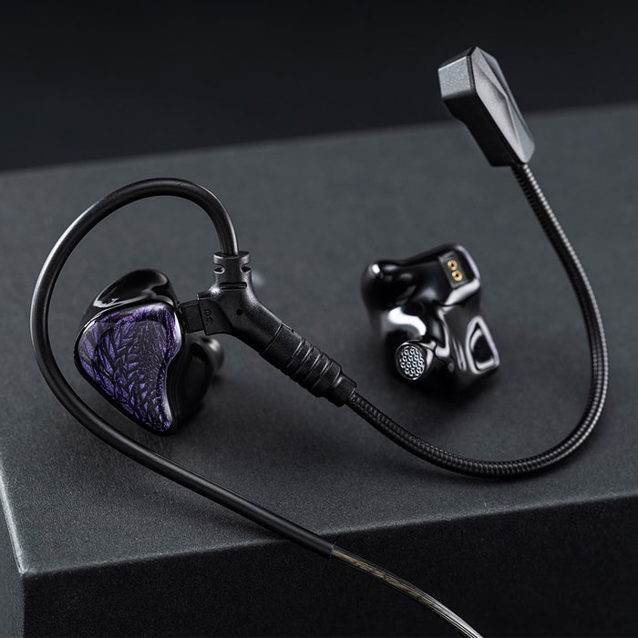 Celest Wyvern Black with Microphone In-ear Earphones