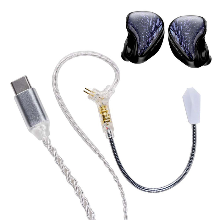 Celest Wyvern Black with Microphone In-ear Earphones